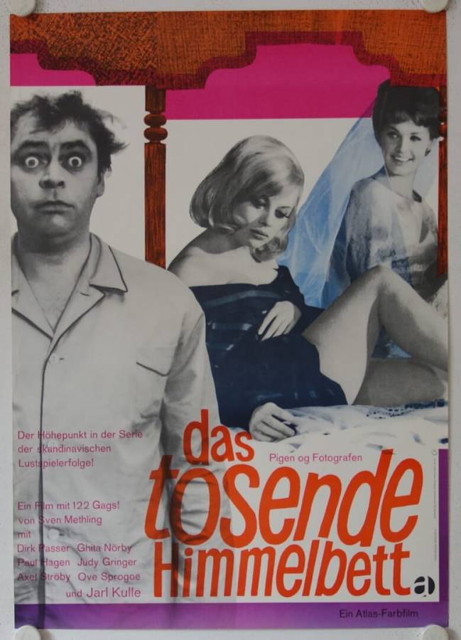 Das tosende Himmelbett originales deutsches Filmplakat